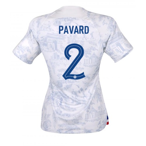 Ženski Nogometni dresi Francija Benjamin Pavard #2 Gostujoči SP 2022 Kratek Rokav